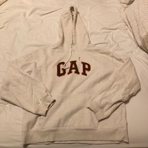 Exclusive Classic Brown Gap Hoodie Y2K Vintage SzL